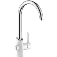 Смеситель для кухни с подключением к фильтру Argo Elat 4009L ELAT white