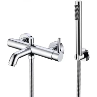 Смеситель для ванны Grocenberg GB8099CR с душевым гарнитуром, хром