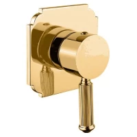 Смеситель для душа золото 24 карата Cezares Olimp OLIMP-DIM2-03/24-L