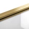 Шторка на ванну Rea Elegant REA-W6600 70 см, профиль золотой матовый, стекло прозрачное - 7