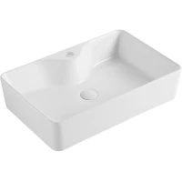 Раковина-чаша Bond Cube S18-600 60,5x39,5 см, накладная, белый глянец