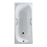 Ванна чугунная Timo Standard 3V И0000010 170x75 см, с ручками, антискользящим покрытием, белый