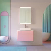 Комплект мебели розовый иней 81,4 см Jorno Pastel Pas.01.82/P/PI + Y18293 + Pas.03.60/PI