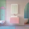 Комплект мебели розовый иней 81,4 см Jorno Pastel Pas.01.82/P/PI + Y18293 + Pas.03.60/PI - 1