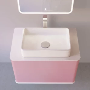 Изображение товара комплект мебели розовый иней 81,4 см jorno pastel pas.01.82/p/pi + y18293 + pas.03.60/pi