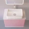 Комплект мебели розовый иней 81,4 см Jorno Pastel Pas.01.82/P/PI + Y18293 + Pas.03.60/PI - 3