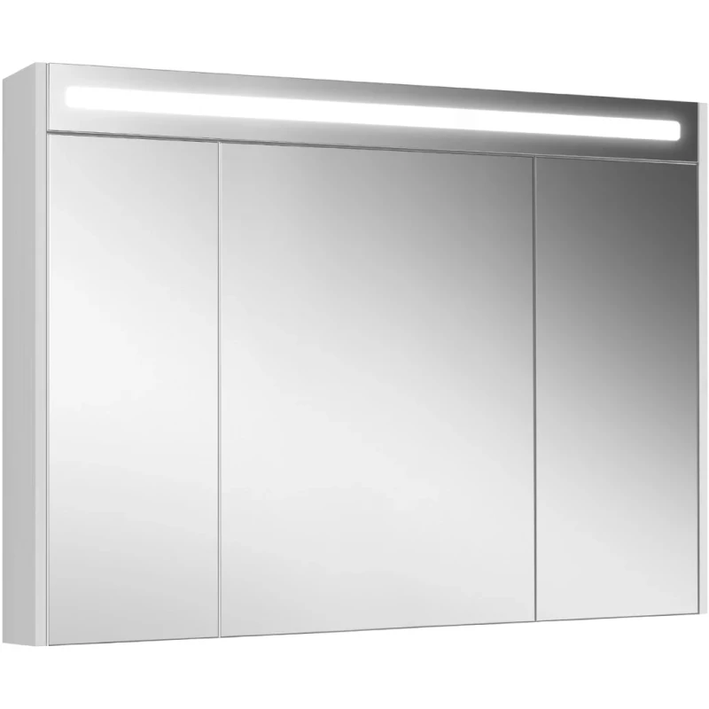 Зеркальный шкаф 110x80 см белый глянец L/R Belux Неман ВШ 110 4810924276780