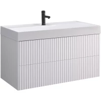 Тумба белый матовый 99,1 см Belux Сиртаки НП 100-02 4810924269744