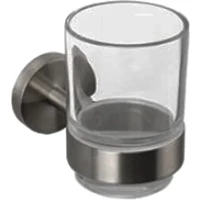 Стакан для зубных щеток Feramolli Lugano GM302 настенный, графит матовый