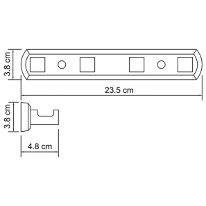 Изображение товара планка с крючками wasserkraft lippe k-6574