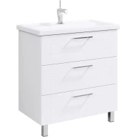 Тумба белый глянец 76,8 см Aqwella Manchester MAN01083