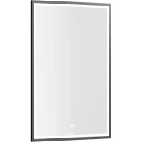 Зеркало 60x90 см белый глянец/черный Clarberg Logic LOG0206