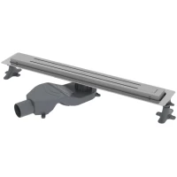 Душевой трап (лоток) Boheme Premium Trendy 983-80-CR 80 см, с решеткой, щелевой, хром