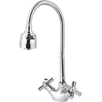 Смеситель для кухни Viko V-1443 с гибким изливом, хром