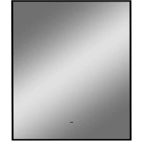 Зеркало Art&Max Sorrento AM-Sor-600-700-DS-F 60x70 см, с LED-подсветкой, сенсорным выключателем, диммером, черный