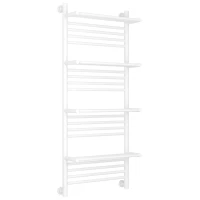 Полотенцесушитель водяной 1200x500 белый матовый Сунержа Богема с полкой+ 30-0224-1250