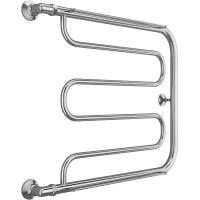 Полотенцесушитель водяной Terminus Фокстрот 4620768881473 632x700, бесшовный, хром