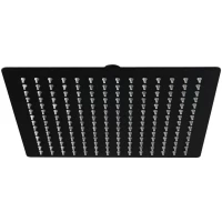 Верхний душ AQG Atlas C 11ATL0525C25 250 мм, черный матовый