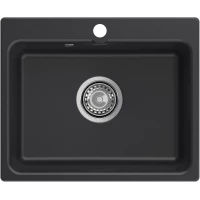 Кухонная мойка GranFest Smart 520 52x43 см, черный