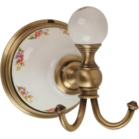 Крючок Migliore Provance ML.PRO-60.509.BR двойной, для ванны, бронза