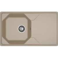 Кухонная мойка GranFest Unique 840L 84x50 см, песочный