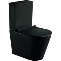 Унитаз-компакт Esbano Alagon-C ESUNALAGCMB безободковый, с сиденьем микролифт, черный матовый