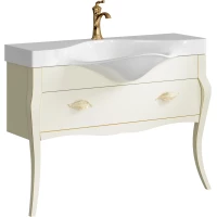 Тумба с раковиной слоновая кость 114,1 см Clarberg Borgia BOR0111BG + Brw.11.04.D