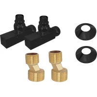 Вентиль запорный угловой пара Aquatek AQ 2020BL  1/2