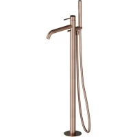 Смеситель напольный для ванны Newform X-Steel 316 69684EX.59.067 медь матовая