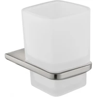 Стакан для зубных щеток Grocenberg AC0053NK настенный, никель