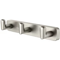 Планка с крючками Wonzon & Woghand Graffity WW-9335-BN для ванны, никель матовый