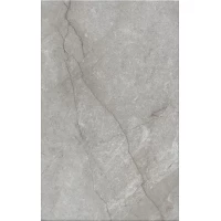 Плитка Кантата серый светлый глянцевый 25x40x0,8