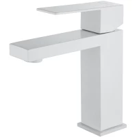 Смеситель для раковины Wonzon & Woghand WW-A40982-MW белый матовый