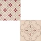 Декор Marca Corona 8325 Jolie Rose Gris Trama (комп/2шт) 10x10