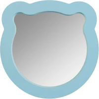 Зеркало Акватон Каспер Мишка 1A283502CR0E0 50x50 см, детское, голубой матовый