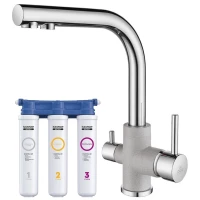 Смеситель для кухни с фильтром Paulmark Essen Es213011-GRCR + H851P00