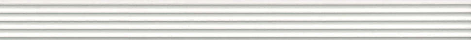 

Бордюр Kerama Marazzi Спига белый структура 40x3,4x9 LSA015