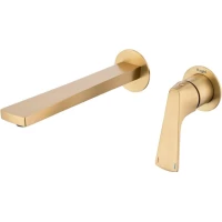 Смеситель для раковины Raglo R07.11.03 встраиваемый, золотой матовый