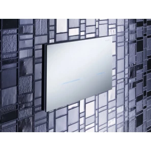 Изображение товара смывная клавиша geberit sigma80 зеркальное стекло,питание от сети, для двойного смыва, бесконтактная 116.092.sm.1