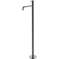 Смеситель напольный для раковины Boheme Uno 107-SGM графит глянец