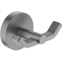 Крючок Aquatek Бетта AQ4602BGM двойной, для ванны, оружейная сталь матовый