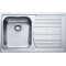 Кухонная мойка Franke Logica Line LLX 611 полированная сталь 101.0085.772 - 1