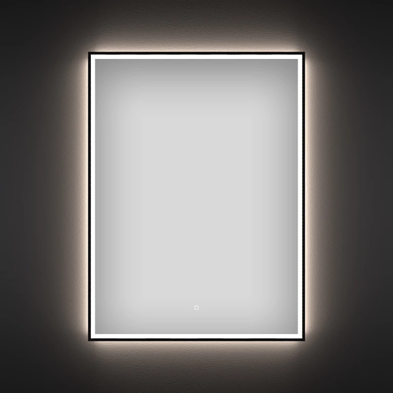 Зеркало 60x75 см черный матовый Wellsee 7 Rays’ Spectrum 172201260
