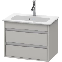 Тумба бетонно-серый матовый 60 см Duravit Ketho KT645200707