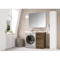 Комплект мебели дуб кантри 105 см Акватон Лондри 1A267001LHDY0 + 1A274901LHDY0 + 1A72223KLH010 + 1A267302LH010