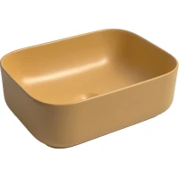 Раковина-чаша GID 1335orm 40x30 см, накладная, оранжевый матовый