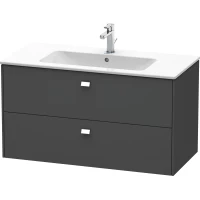 Тумба графит матовый 102 см Duravit Brioso BR410301049