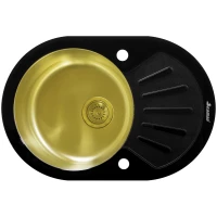 Кухонная мойка Seaman Eco Glass SMG-730B-Gold.B