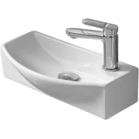 Раковина WeltWasser Aisbach 7946 GL-WT R 10000008695 45,5x22 см R, рукомойник, белый