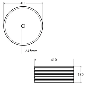 Изображение товара раковина 41x41 см bond circle s60-410